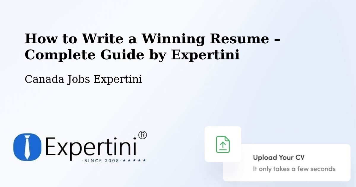 Resume Writing Guide for Job Seekers – Lac Brome - Lac Brome, Canada Jobs Expertini