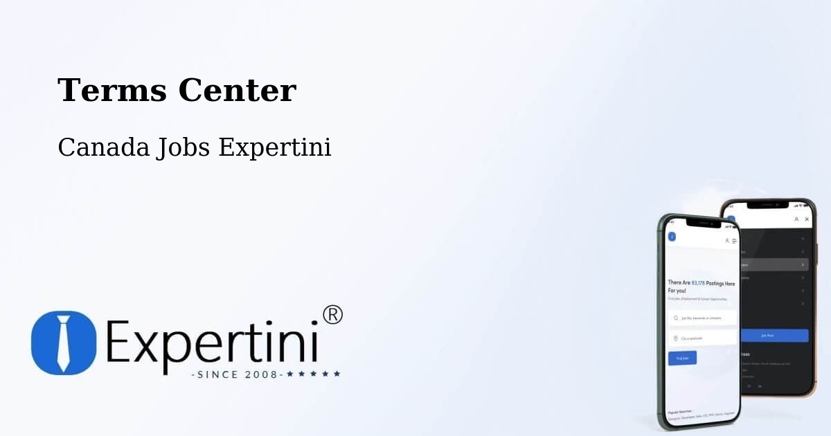 Terms of Service – Lac Brome - Canada Jobs Expertini